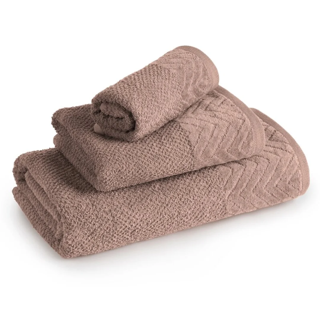 Ręcznik Loren 70x140 06 pudrowy 500g/m2 frotte Eurofirany — zdjęcie 2