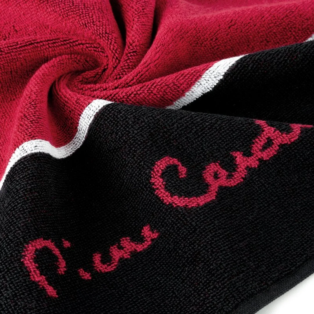 Ręcznik Luca 70x140 czerwony czarny frotte 450g/m2 Pierre Cardin — zdjęcie 3