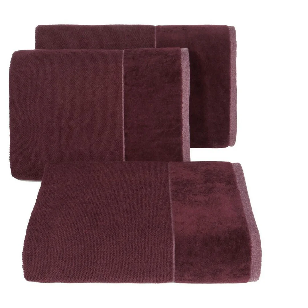 Ręcznik Lucy 30x50 bordowy 500g/m2 frotte Eurofirany — zdjęcie 4