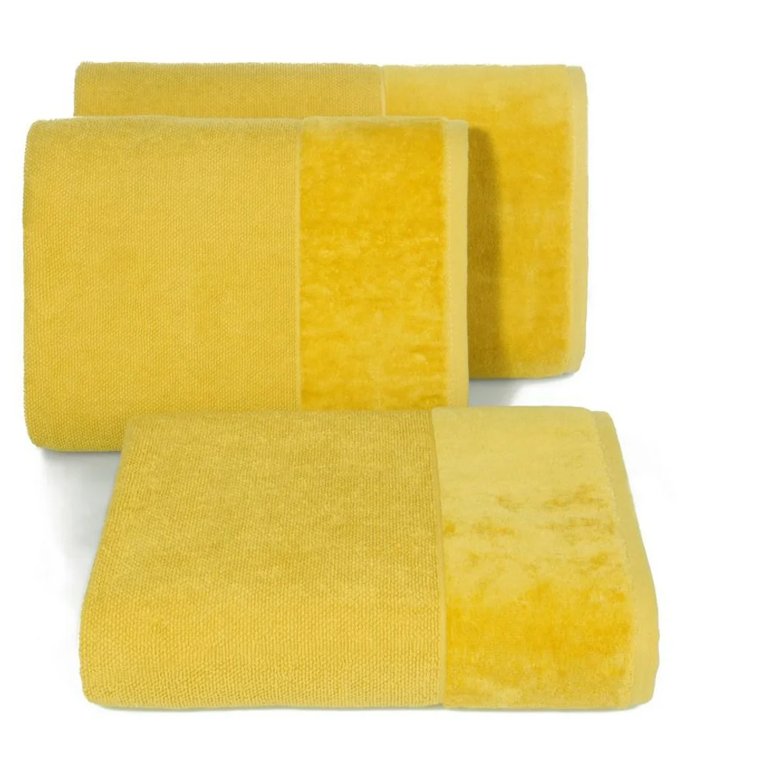 Ręcznik Lucy 70x140 musztardowy 500g/m2 Eurofirany — zdjęcie 3