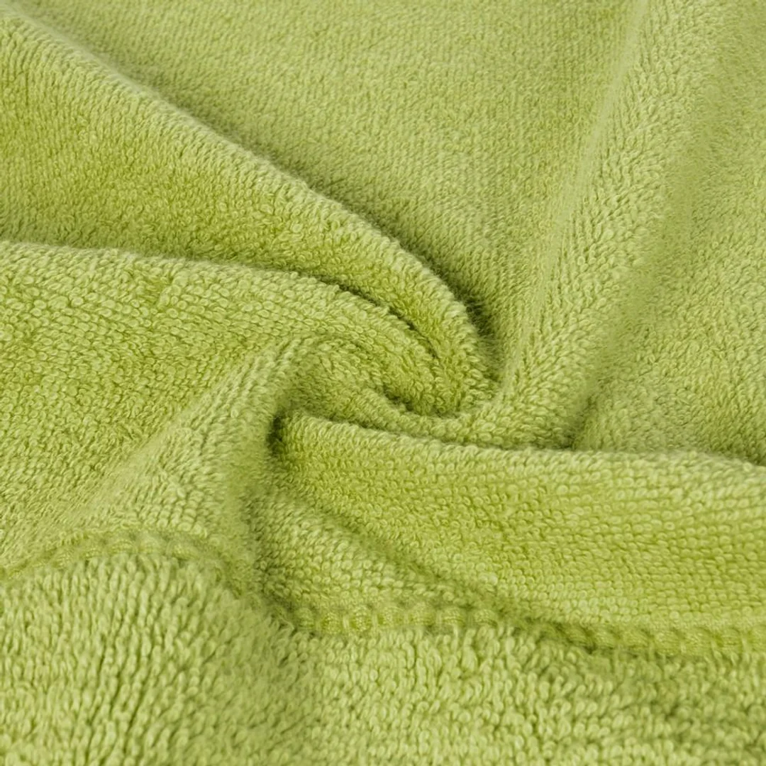Ręcznik Mari 50x90 oliwkowy z welurową bordiurą 500g/m2 Eurofirany — zdjęcie 3