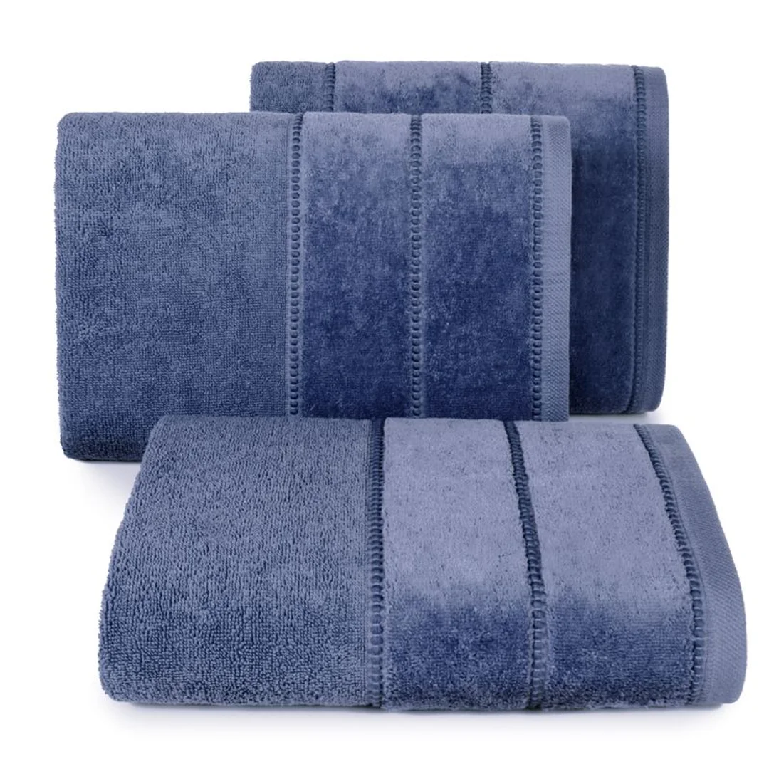 Ręcznik Mari 70x140 granatowy 500 g/m2 frotte Eurofirany — zdjęcie 4