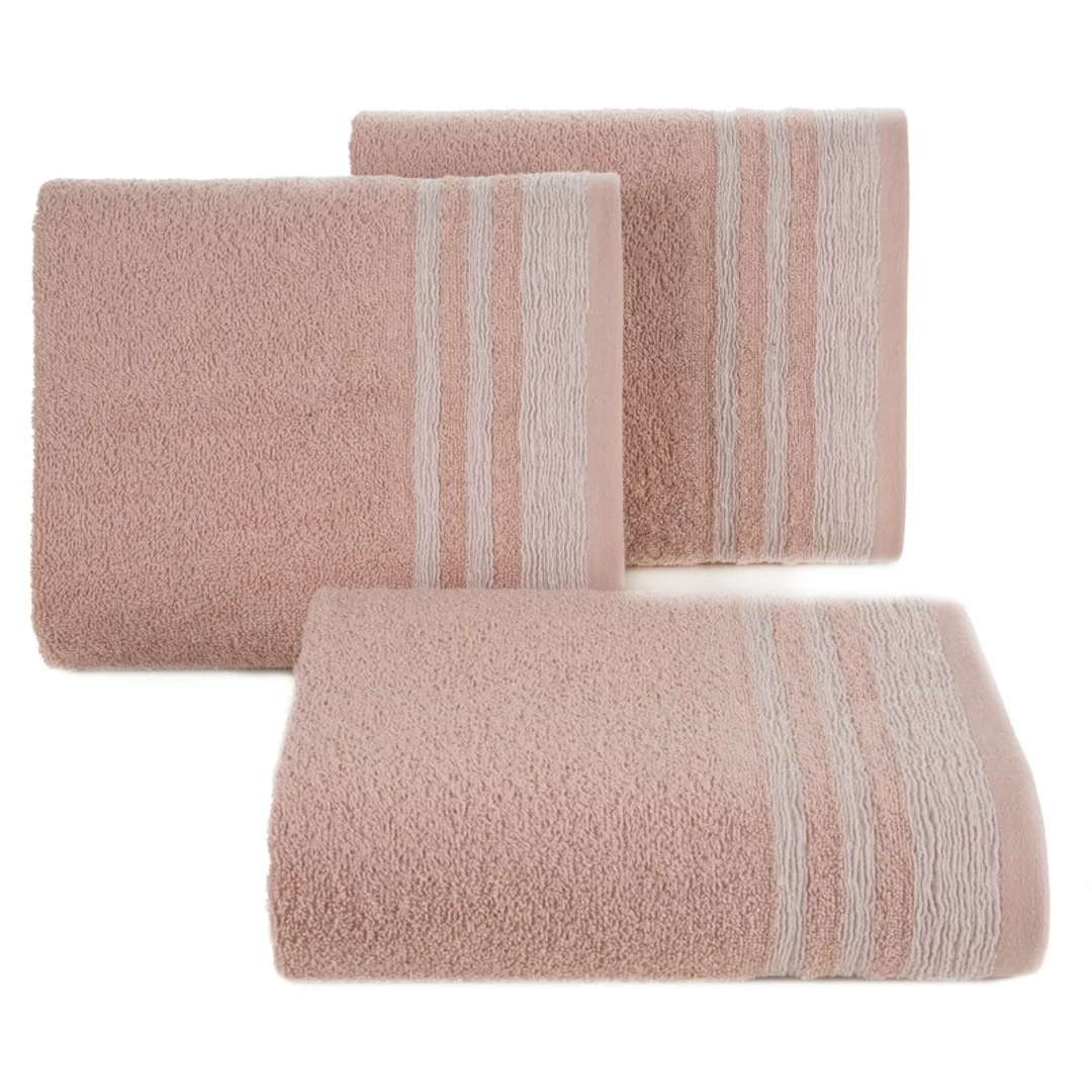 Ręcznik Mery 50x90 pudrowy róż 500 g/m2 frotte Eurofirany — zdjęcie 2