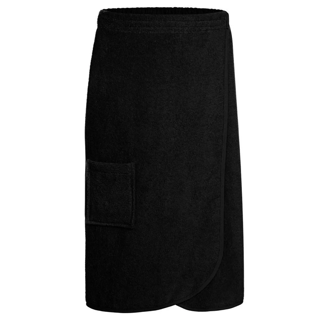 Ręcznik męski do sauny Kilt L/XL czarny frotte bawełniany — zdjęcie 2
