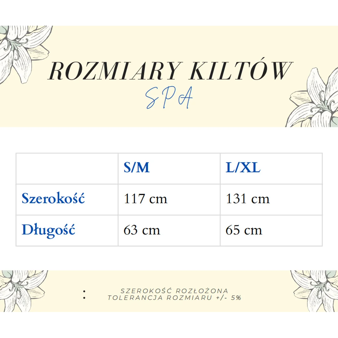 Ręcznik męski do sauny Kilt L/XL SPA biały z kieszenią 460g/m2 frotte — zdjęcie 4
