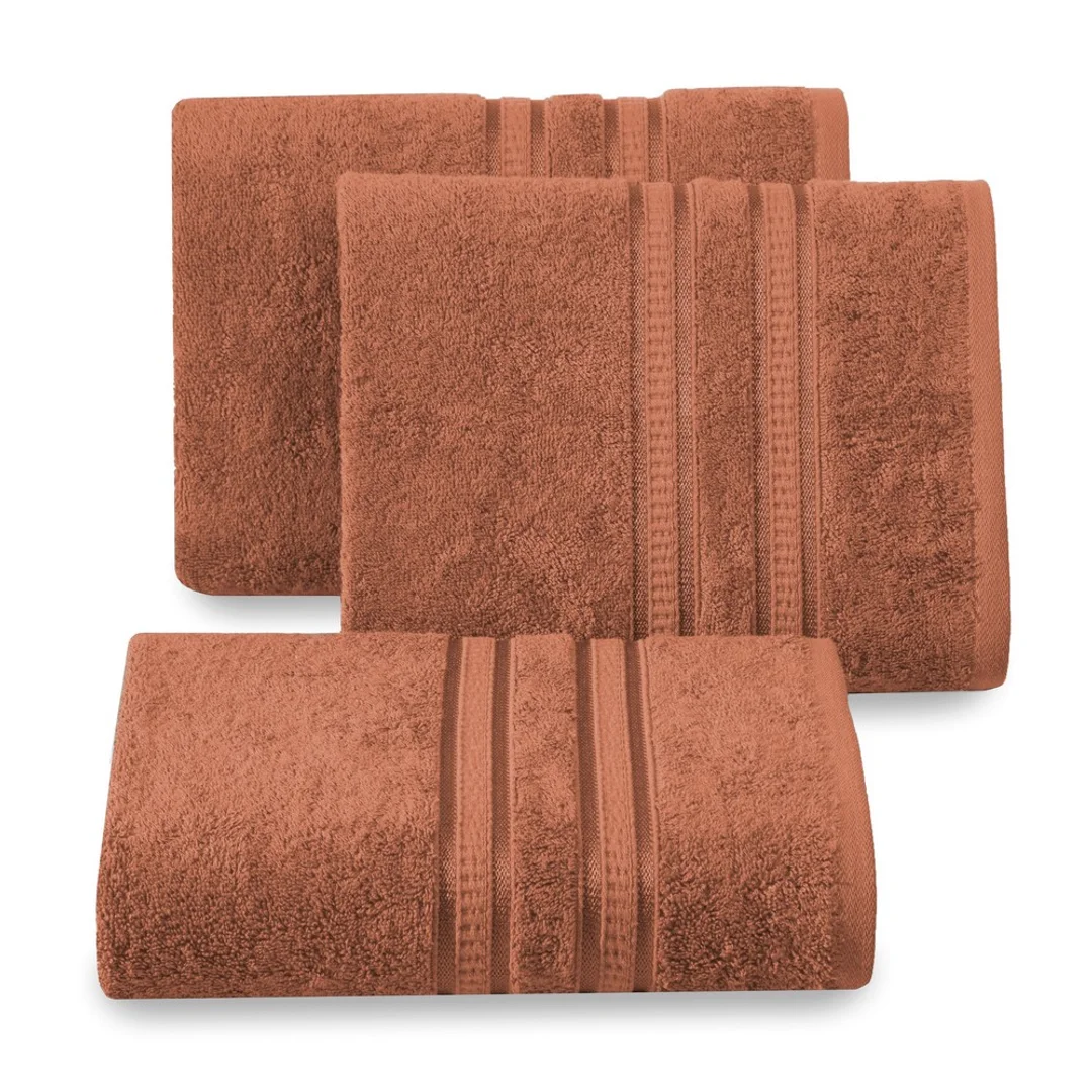 Ręcznik Mila 50x90 ceglasty bambusowy frotta 500g/m2 Eurofirany — zdjęcie 4