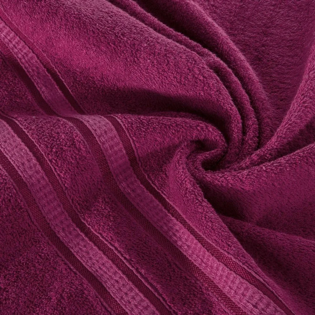 Ręcznik Mila 70x140 amarantowy bambusowy frotta 500g/m2 Eurofirany — zdjęcie 3