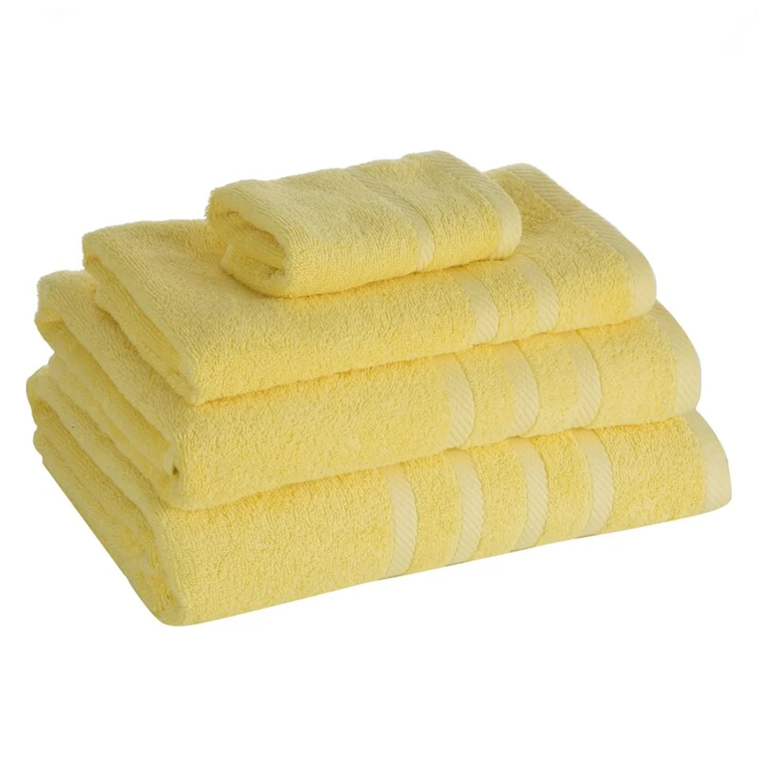 Ręcznik Milo 100x150 żółty 500 g/m2 frotte bawełniany Eurofirany — zdjęcie 4