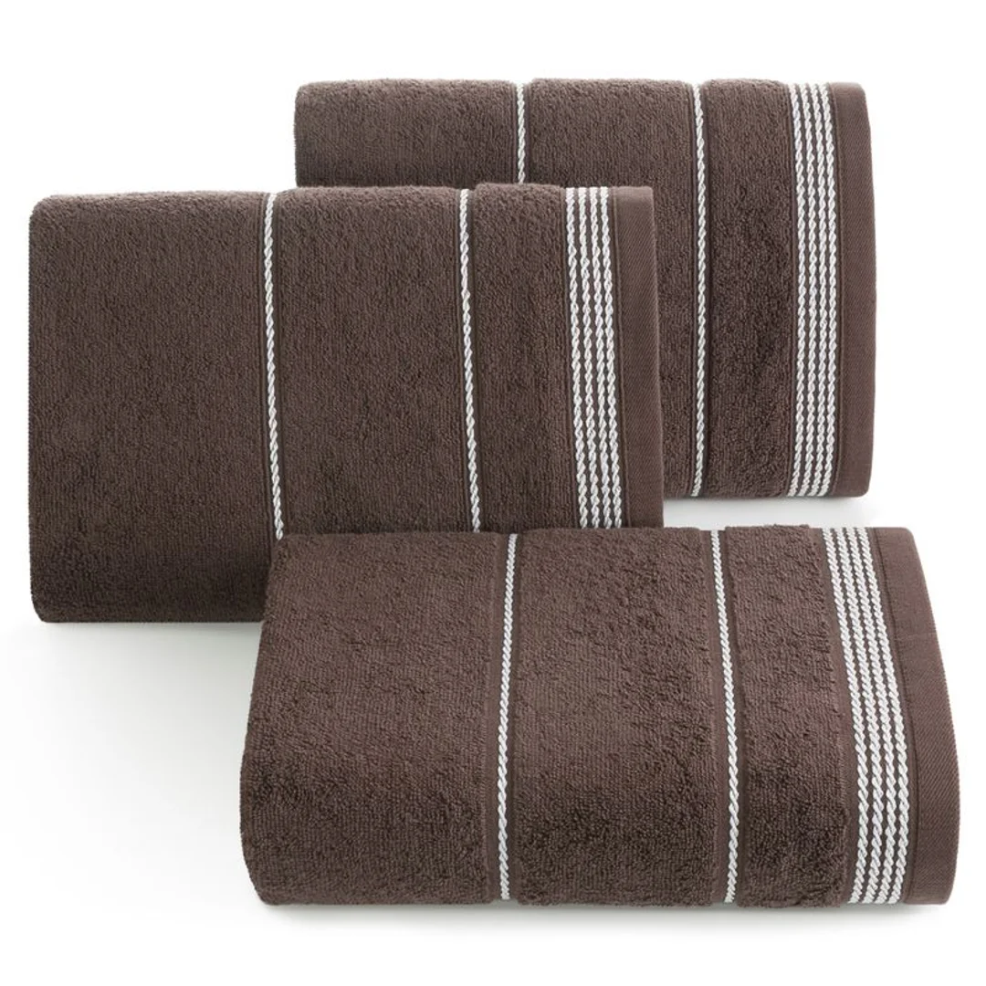 Ręcznik Mira 50x90 brązowy 04 frotte 500 g/m2 Eurofirany — zdjęcie 4