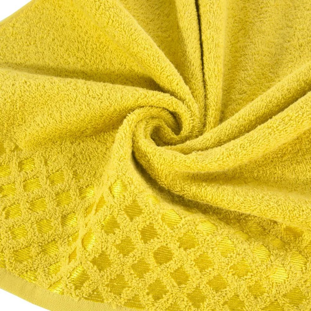 Ręcznik Nela 50x90 musztardowy 460g/m2 Eurofirany — zdjęcie 4