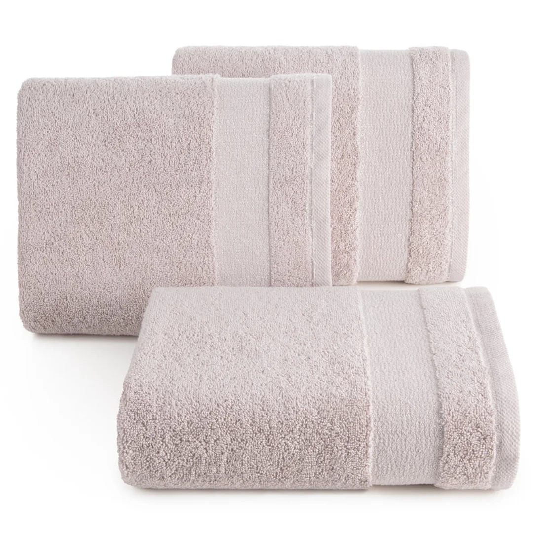 Ręcznik Nessy 50x90 pudrowy róż 500 g/m2 frotte bawełniany Eurofirany — zdjęcie 2
