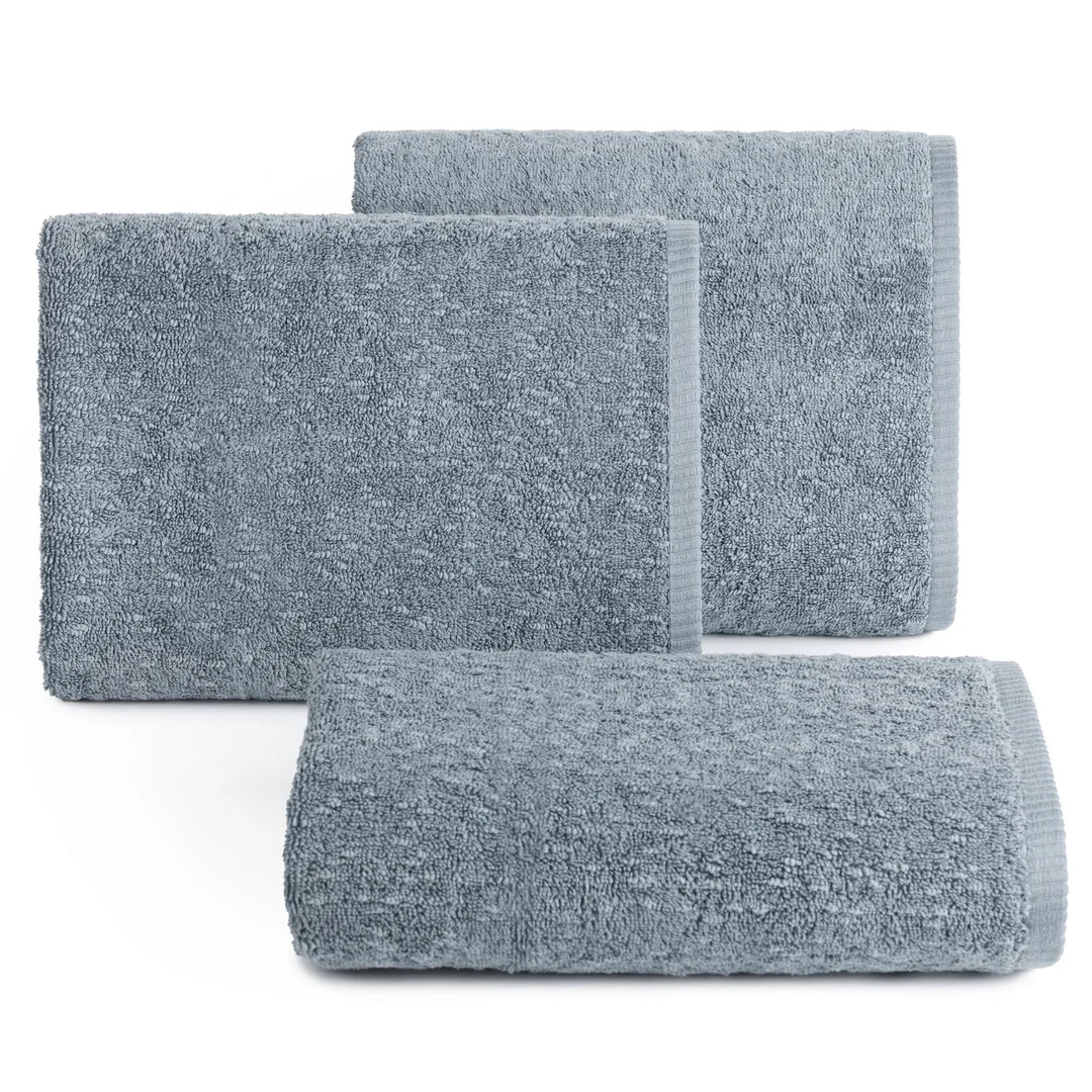 Ręcznik Palermo 70x140 niebieski frotte z efektem boucle 530 g/m2 Terra Collection Eurofirany — zdjęcie 5