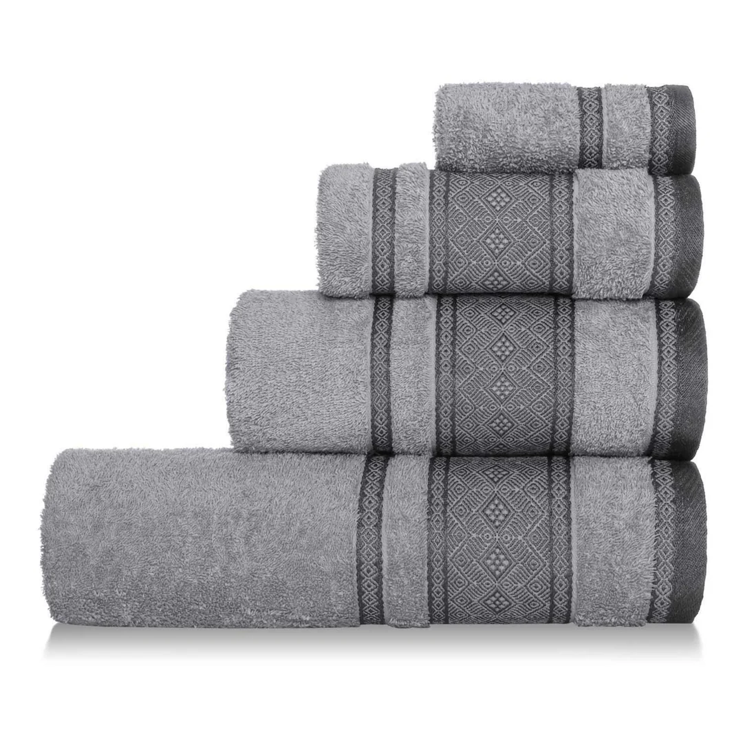 Ręcznik Panama 70x140 szary frotte 500g/m2 — zdjęcie 2