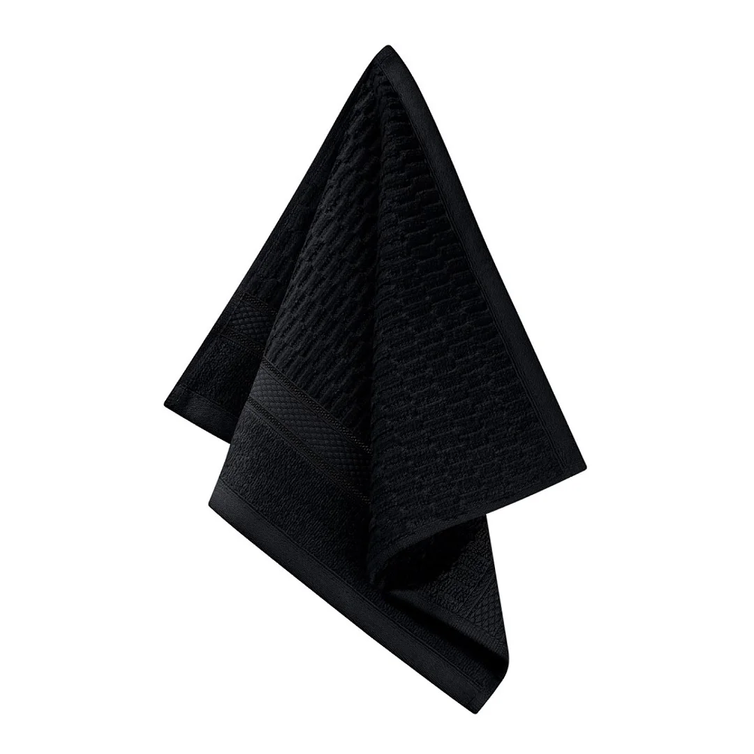 Ręcznik Peru 100x150 czarny welurowy 500g/m2 — zdjęcie 4