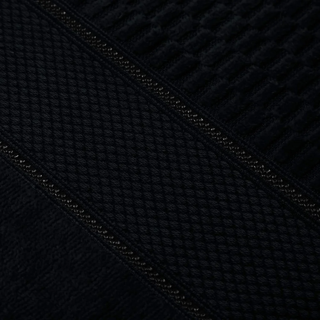 Ręcznik Peru 100x150 czarny welurowy 500g/m2 — zdjęcie 5