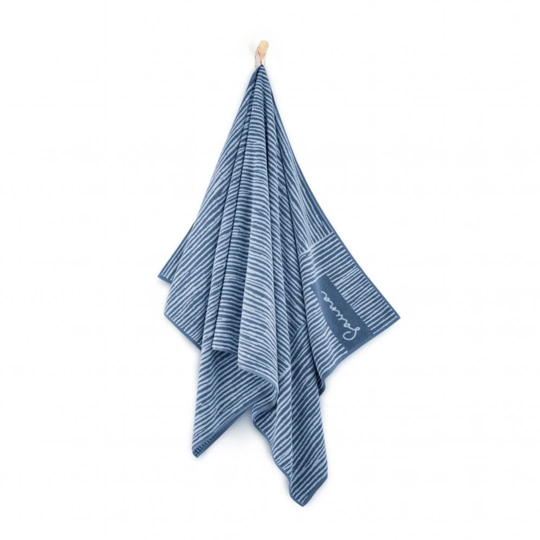 Ręcznik plażowy 100x180 Tavo niebieski frotte 550g/m2 Zwoltex — zdjęcie 2