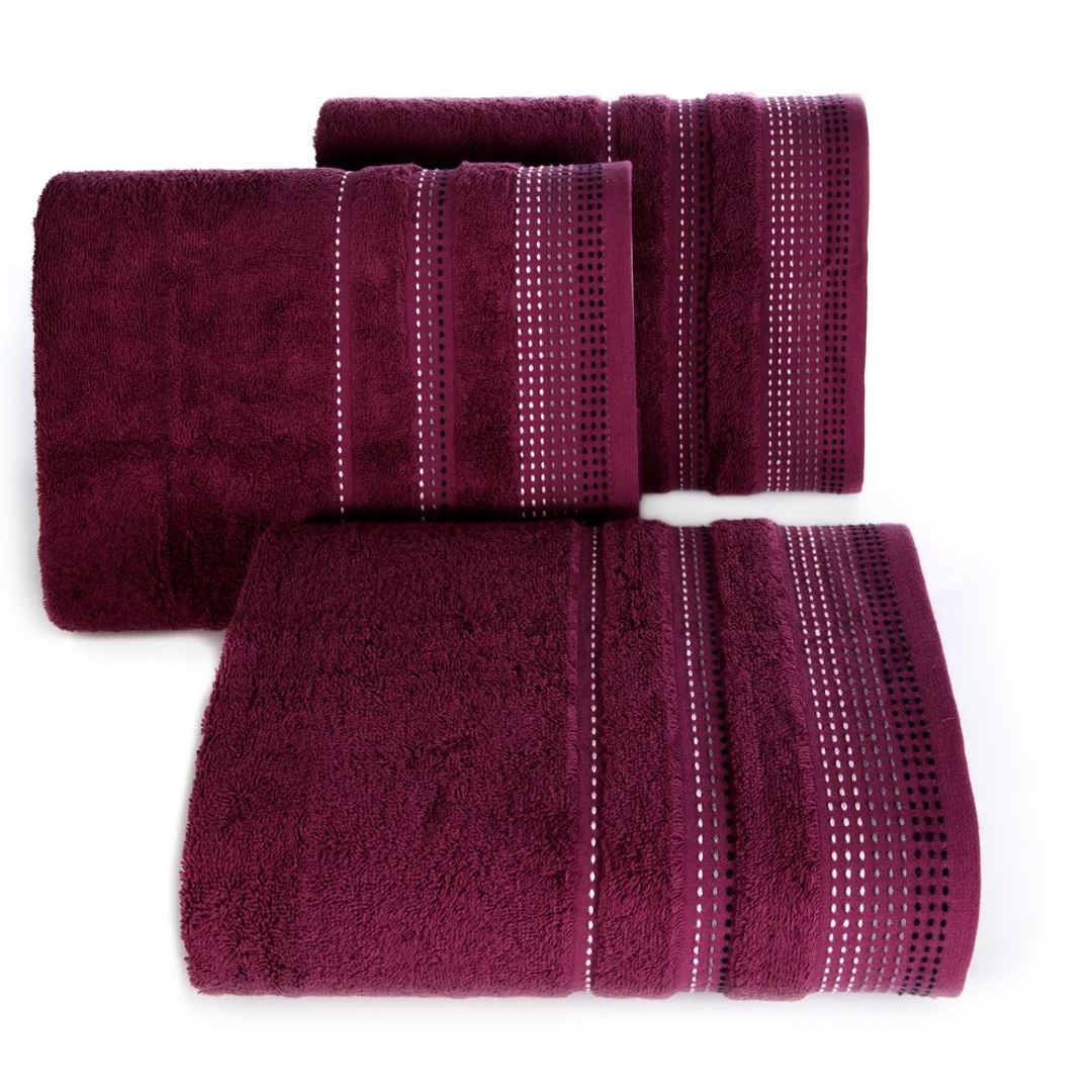 Ręcznik Pola 50x90 24 bakłażanowy frotte 500 g/m2 Eurofirany — zdjęcie 2
