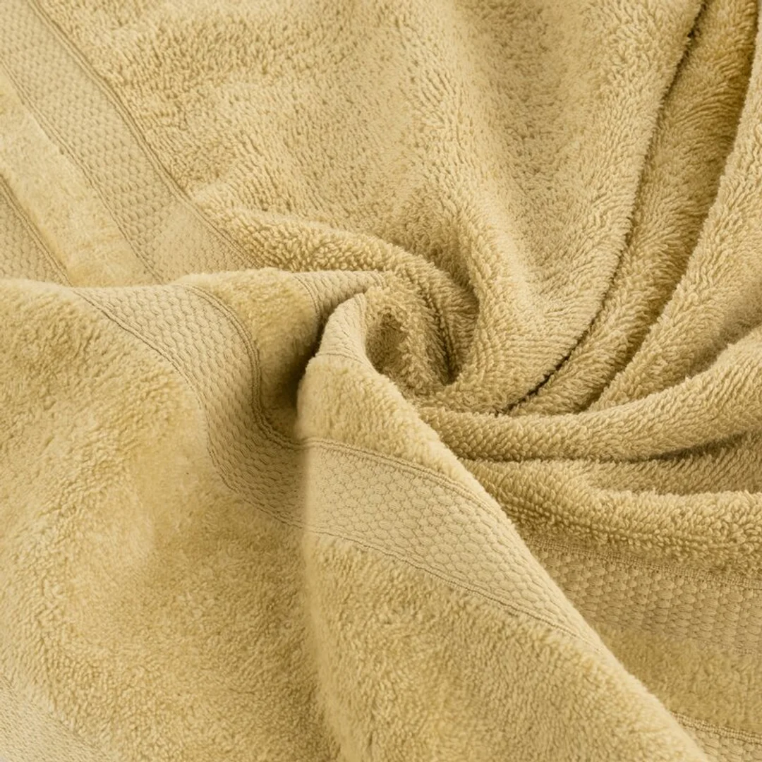 Ręcznik Porto 50x90 06 musztardowy 500 g/m2 frotte Eurofirany — zdjęcie 4