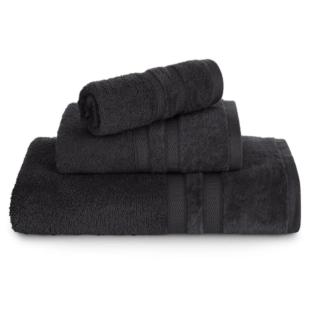 Ręcznik Porto 70x140 12 czarny 500g/m2 frotte Eurofirany — zdjęcie 2