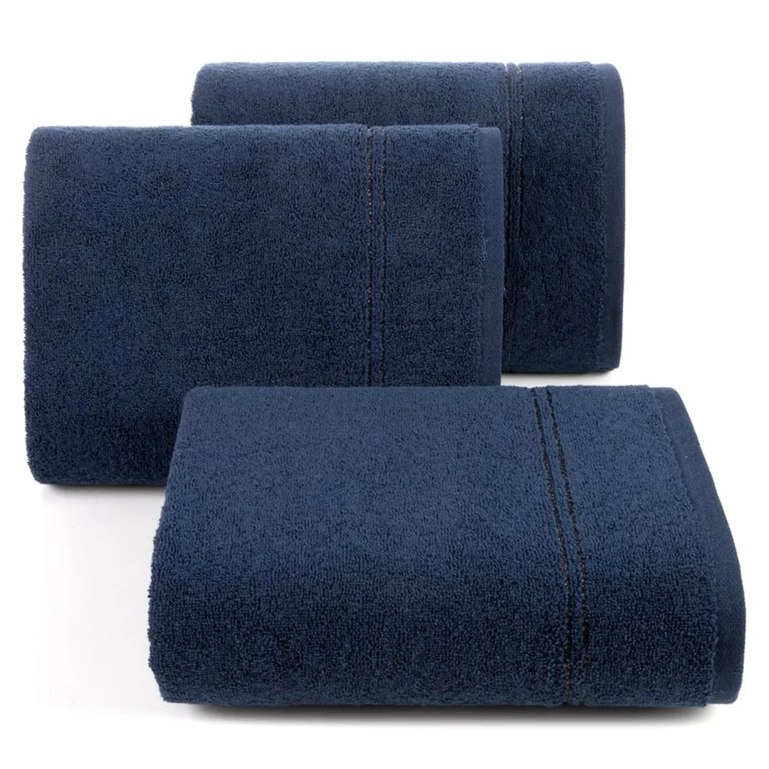 RĘCZNIK REGINA (07) 50X90 CM GRANATOWY — zdjęcie 4