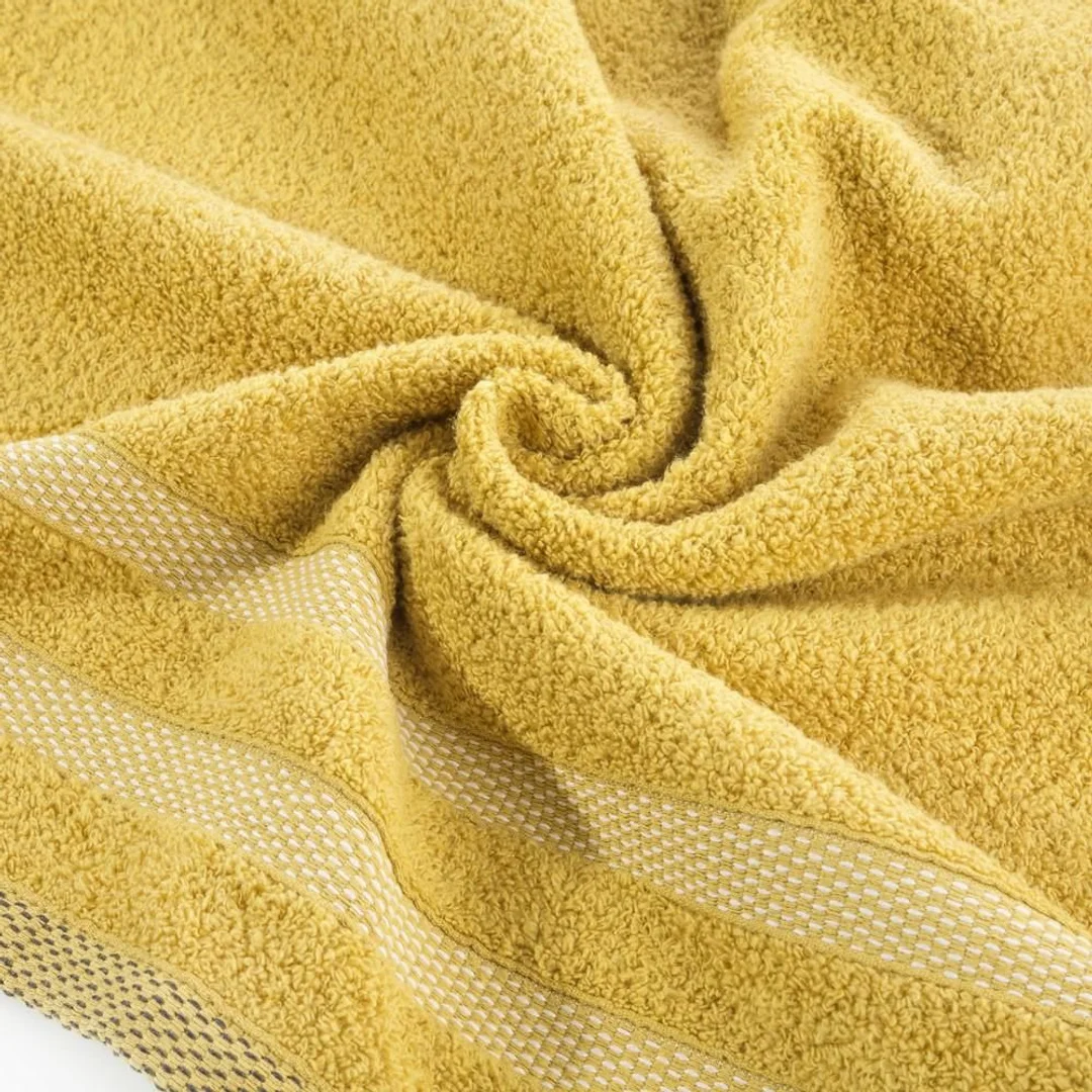 Ręcznik Riki 50x90 musztardowy 11 400g/m2 Eurofirany — zdjęcie 4