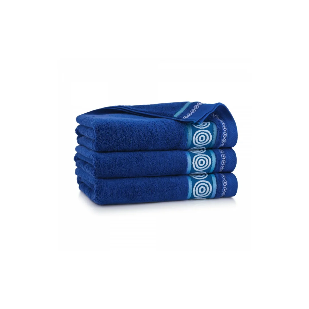 Ręcznik Rondo 2 70x140 chabrowy 500 g/m2 8672/7 Zwoltex 23 — zdjęcie 3