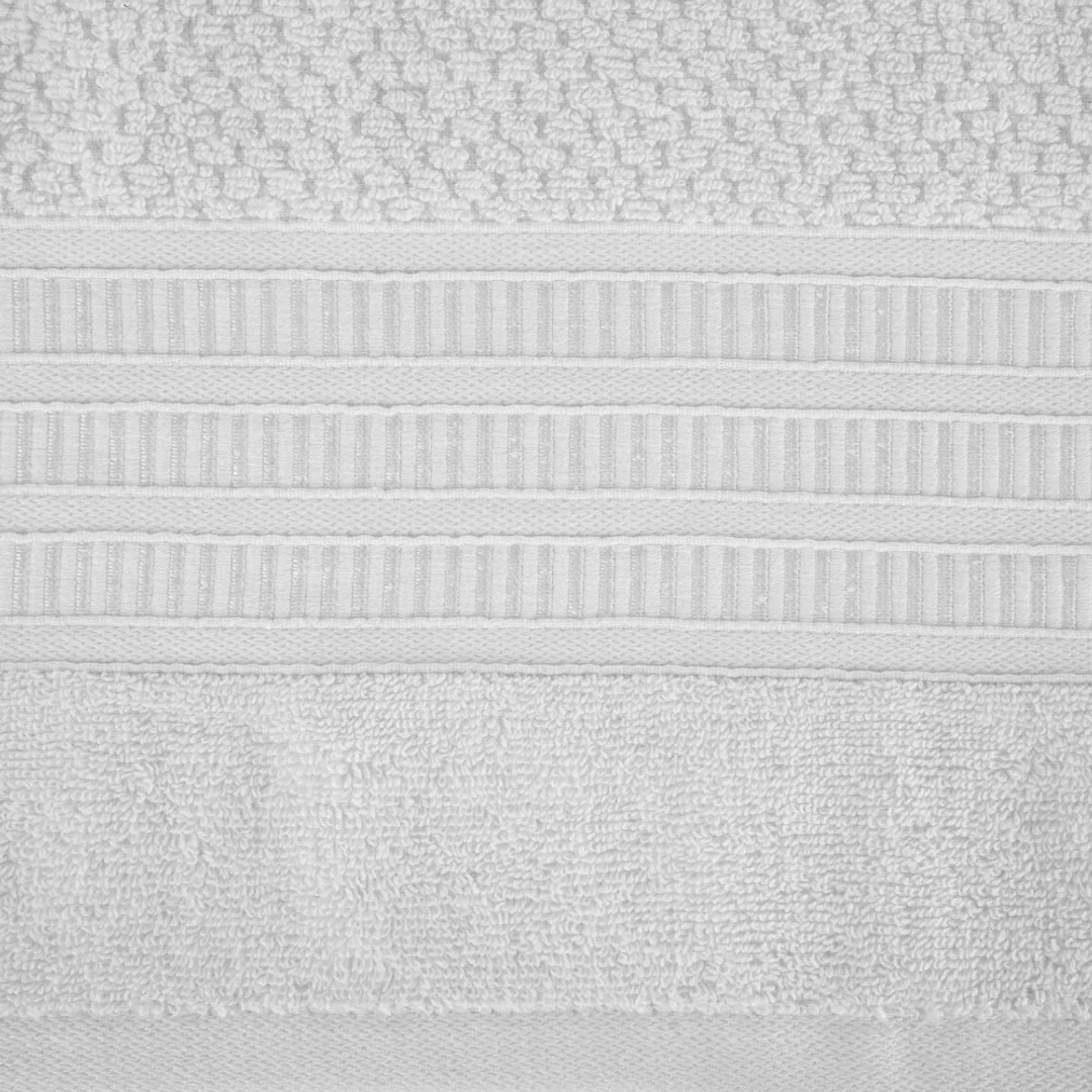 Ręcznik Rosita 50x90 biały o ryżowej strukturze 500g/m2 Eurofirany — zdjęcie 3