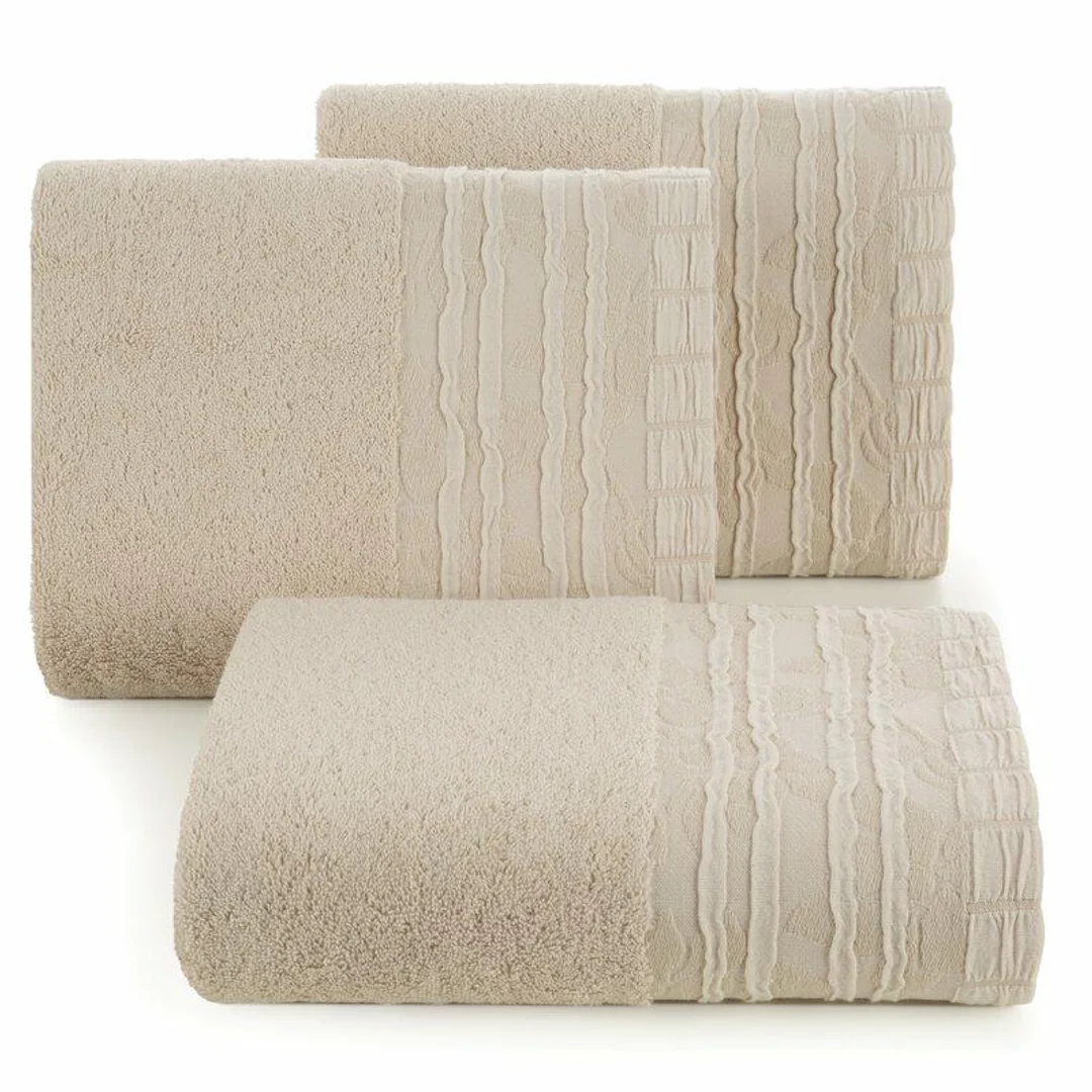 Ręcznik Rossi 50x90 beżowy frotte 500 g/m2 Eurofirany — zdjęcie 2