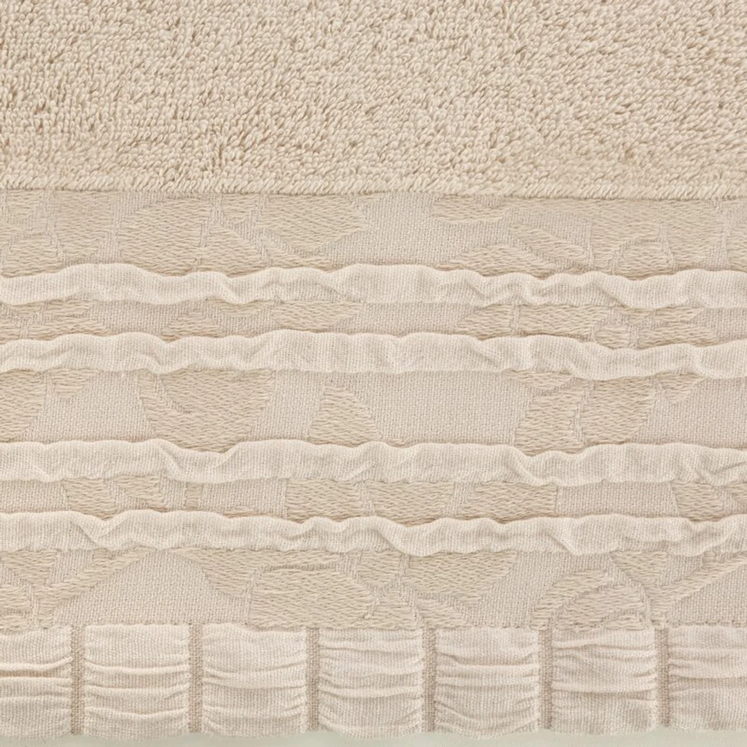 Ręcznik Rossi 50x90 beżowy frotte 500 g/m2 Eurofirany — zdjęcie 3