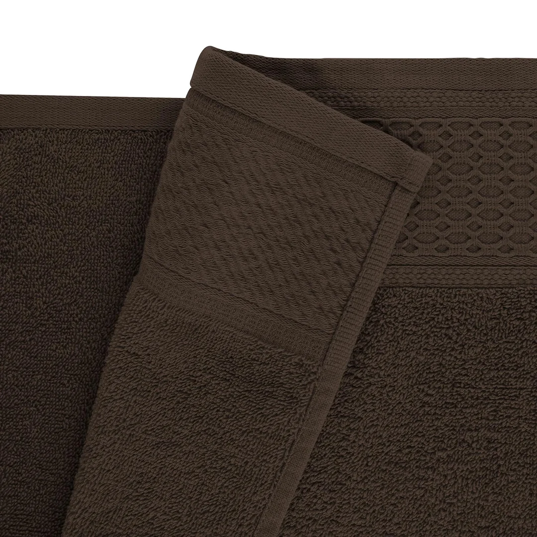 Ręcznik Solano 70x140 brązowy ciemny frotte 100% bawełna Darymex — zdjęcie 4