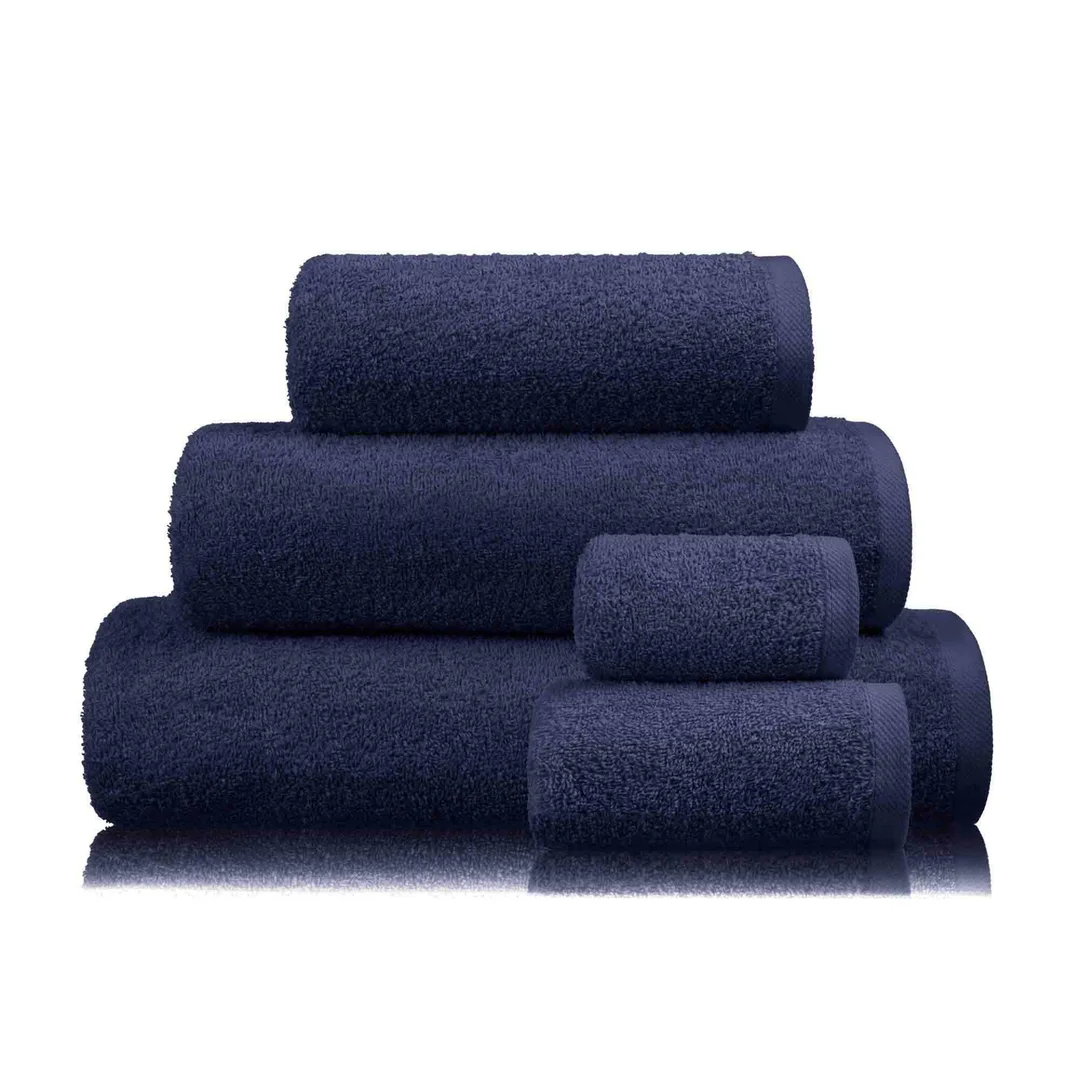 Ręcznik SPA 80x180 granatowy hotelowy do sauny 450 g/m2 — zdjęcie 2