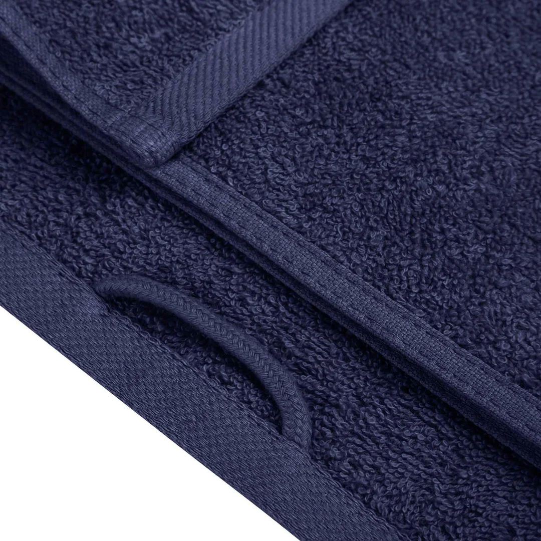 Ręcznik SPA 80x180 granatowy hotelowy do sauny 450 g/m2 — zdjęcie 4