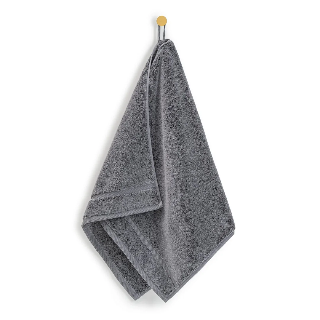 Ręcznik Supreme 40x60 antracytowy z bawełny Egipskiej 800 g/m2 Giza 95 — zdjęcie 3