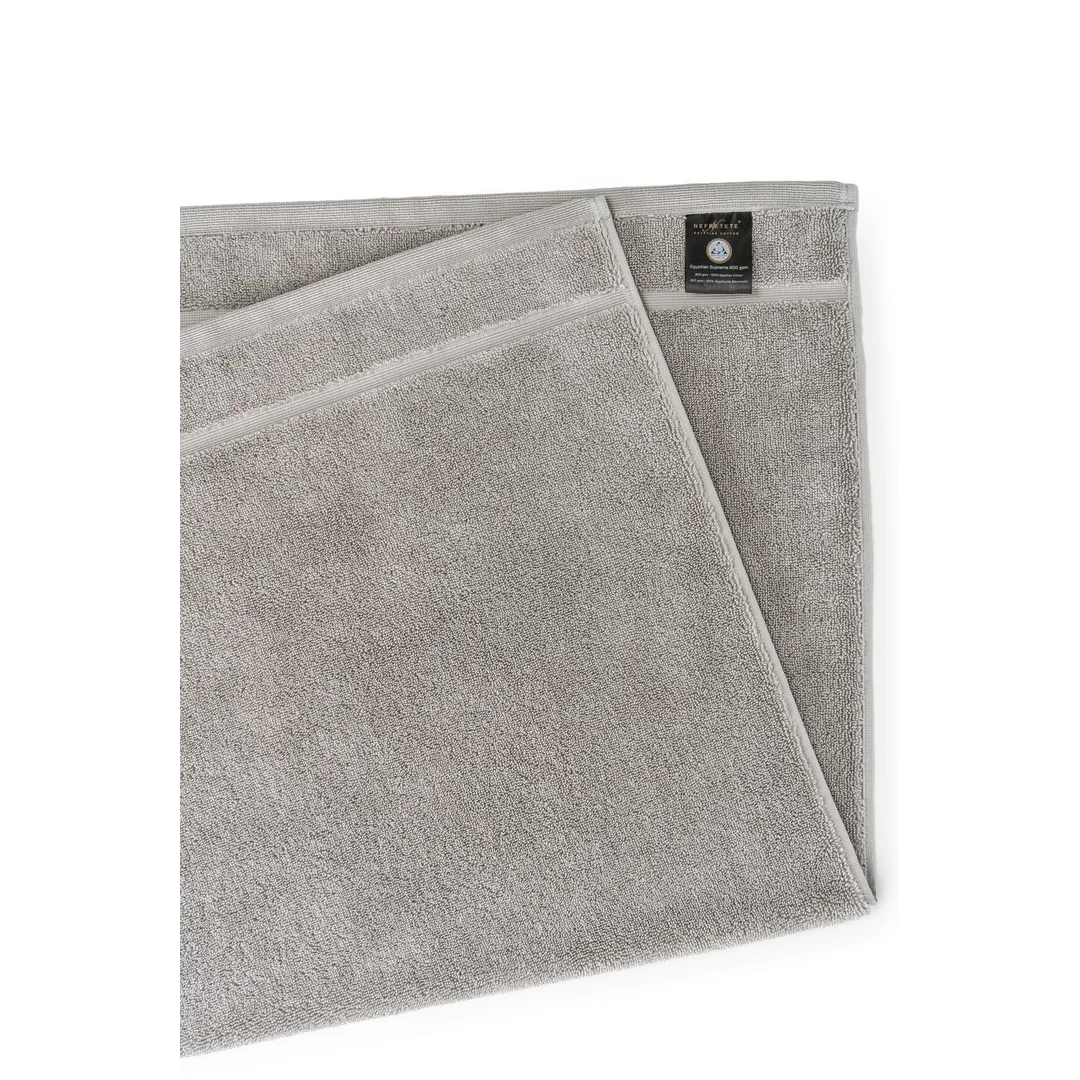Ręcznik Supreme 40x60 szary z bawełny Egipskiej 800 g/m2 Giza 95 — zdjęcie 2
