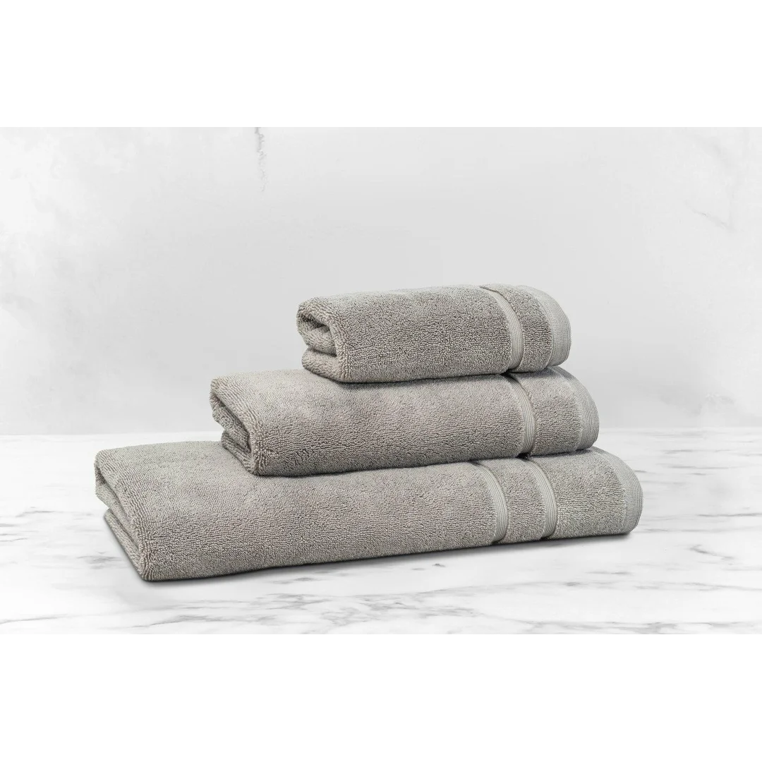 Ręcznik Supreme 40x60 szary z bawełny Egipskiej 800 g/m2 Giza 95 — zdjęcie 5