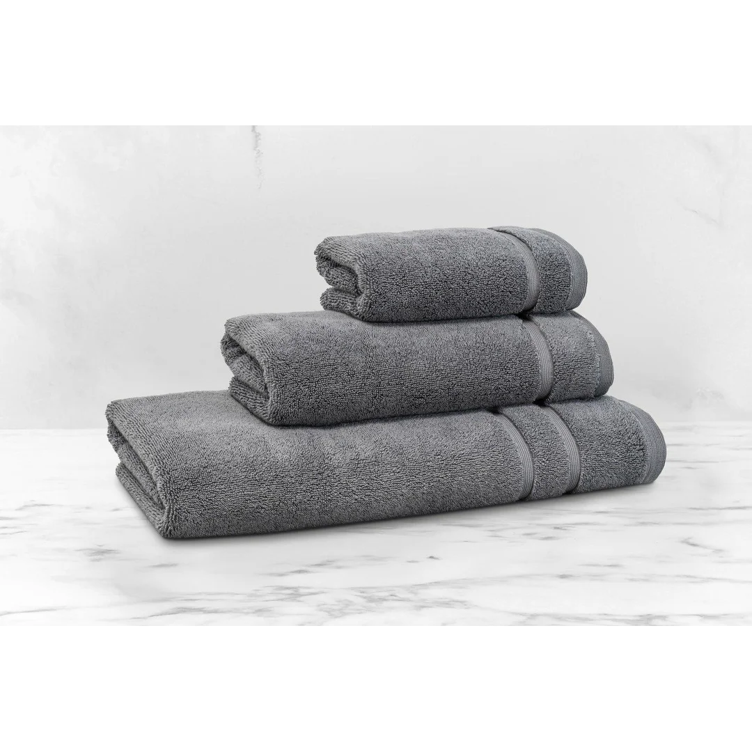 Ręcznik Supreme 50x90 antracytowy z bawełny Egipskiej 800 g/m2 Giza 95 — zdjęcie 5