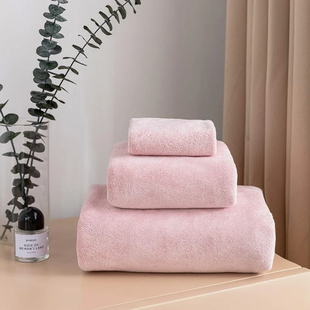 Ręcznik szybkoschnący 70x140 Active pudrowy różowy z mikrofibry 380g/m2 — zdjęcie 2