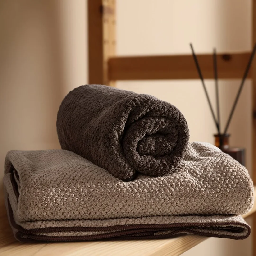 Ręcznik szybkoschnący ZOE1 50x90 beżowy 280 g/m2 Eurofirany — zdjęcie 6