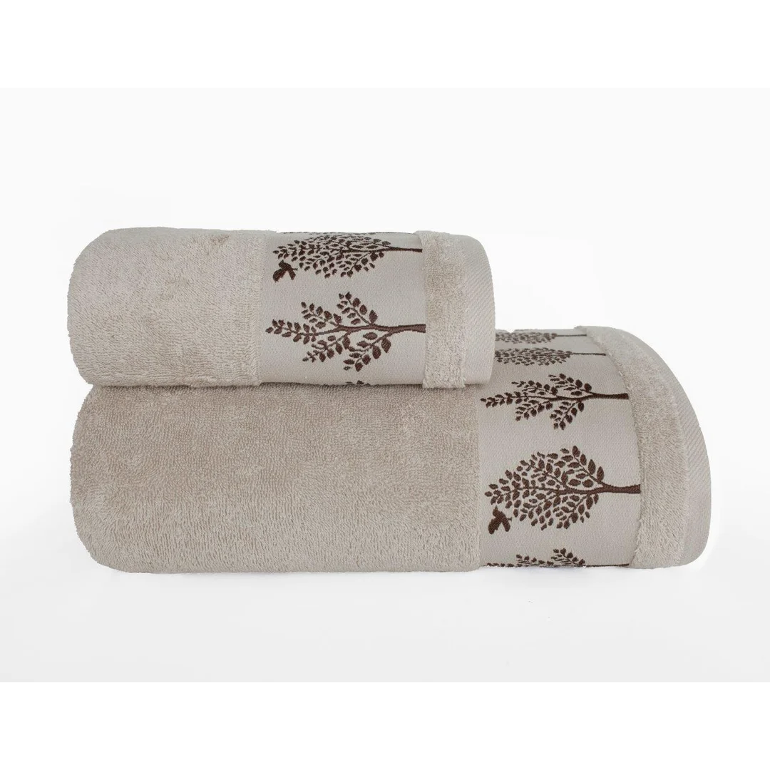 Ręcznik Terra 70x140 beżowy frotte 500g/m2 Faro — zdjęcie 3