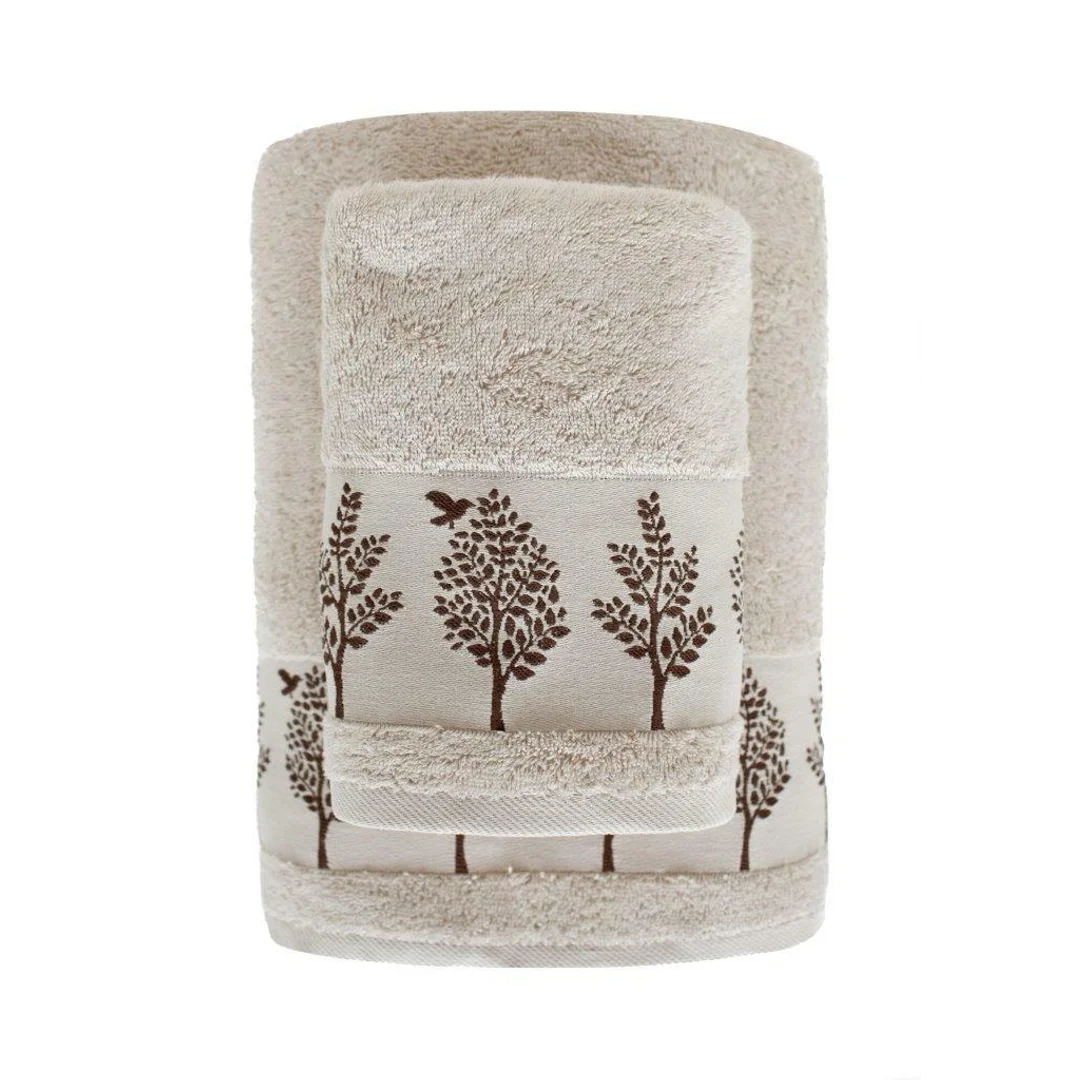Ręcznik Terra 70x140 beżowy frotte 500g/m2 Faro — zdjęcie 4