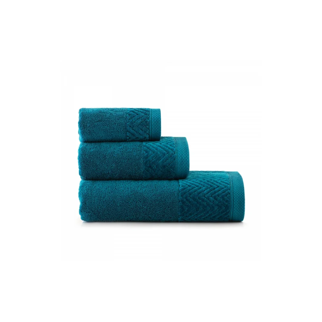 Ręcznik Toscana 50x90 turkusowy emerald 5638 9104/5638 Zwoltex 23 — zdjęcie 2