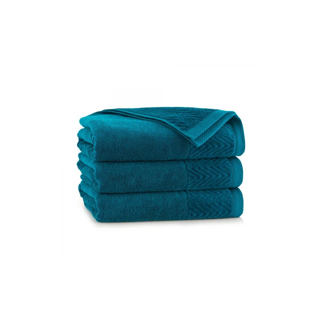 Ręcznik Toscana 50x90 turkusowy emerald 5638 9104/5638 Zwoltex 23 — zdjęcie 5