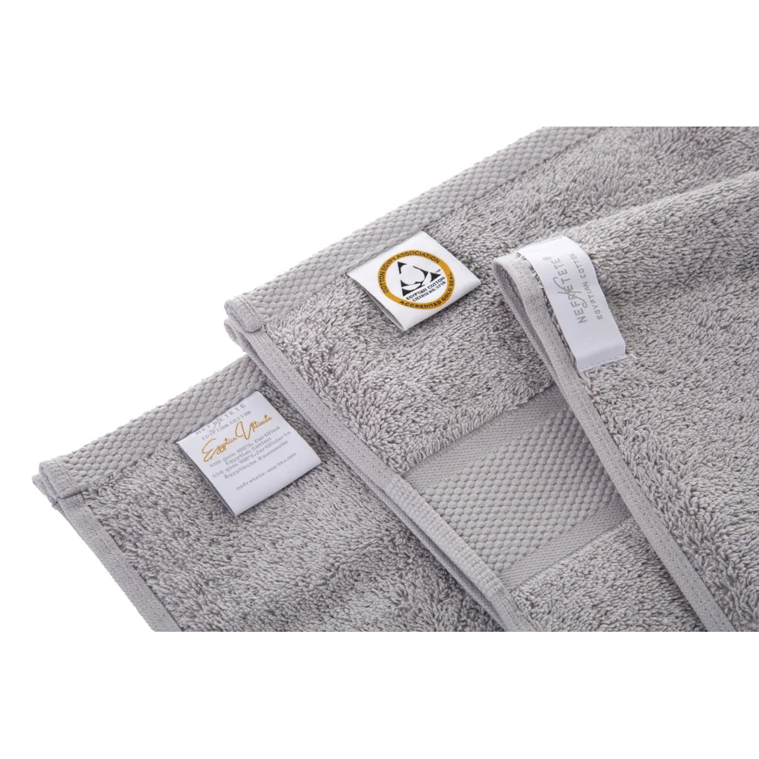 Ręcznik Ultimate 50x90 szaru bawełny egipskiej 550 g/m2 Nefretete — zdjęcie 2