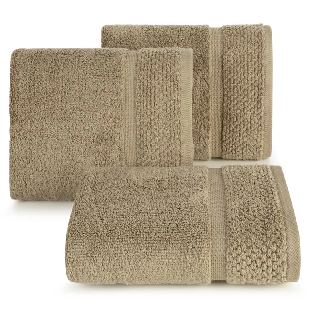 Ręcznik Vilia 50x90 beżowy frotte 530g/m2 Eurofirany — zdjęcie 4
