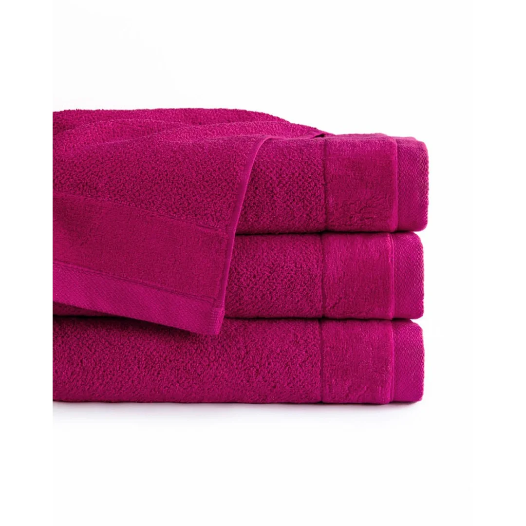 Ręcznik Vito 50x90 amarantowy frotte bawełniany 550 g/m2 — zdjęcie 2