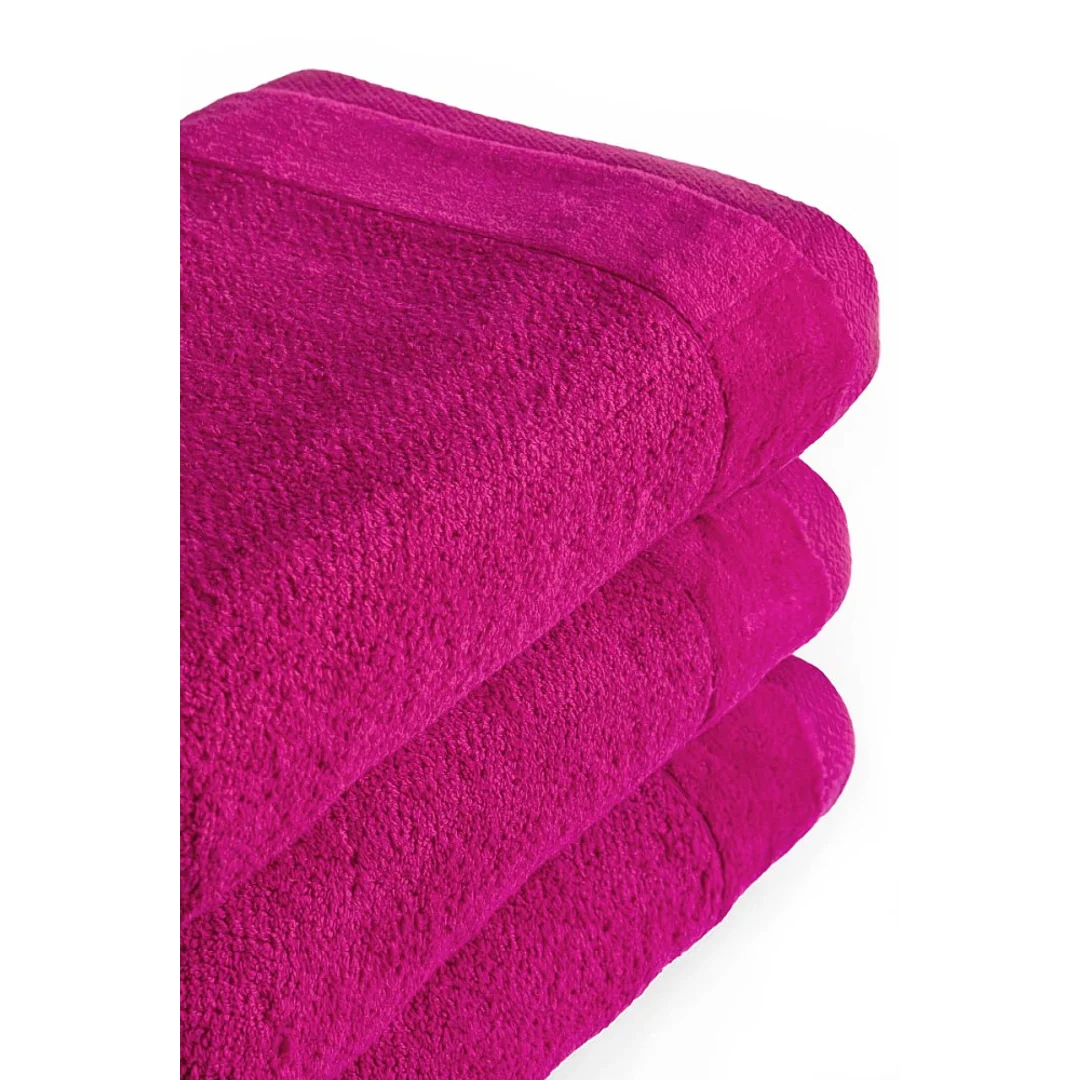Ręcznik Vito 50x90 amarantowy frotte bawełniany 550 g/m2 — zdjęcie 4