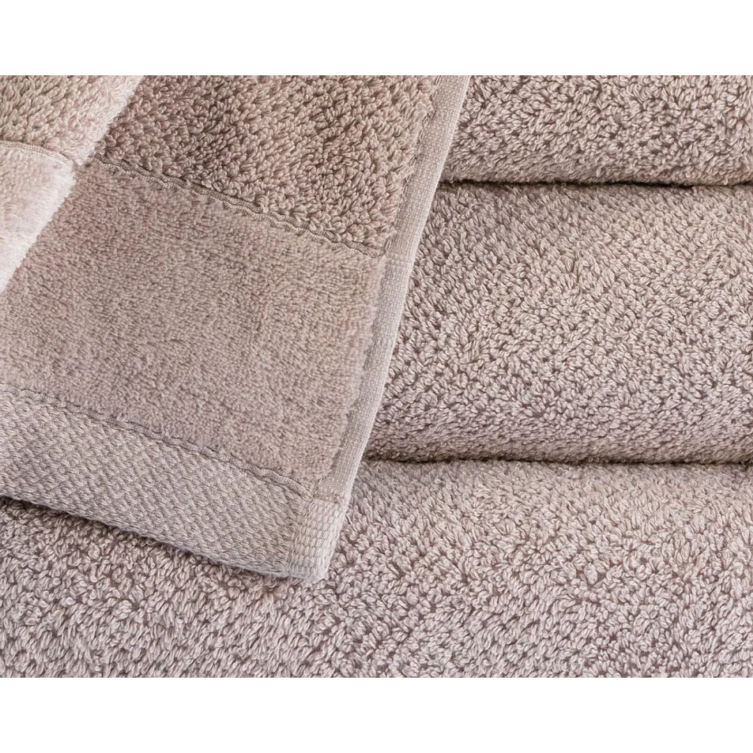 Ręcznik Vito 50x90 beżowy perłowy frotte bawełniany 550g/m2 — zdjęcie 3