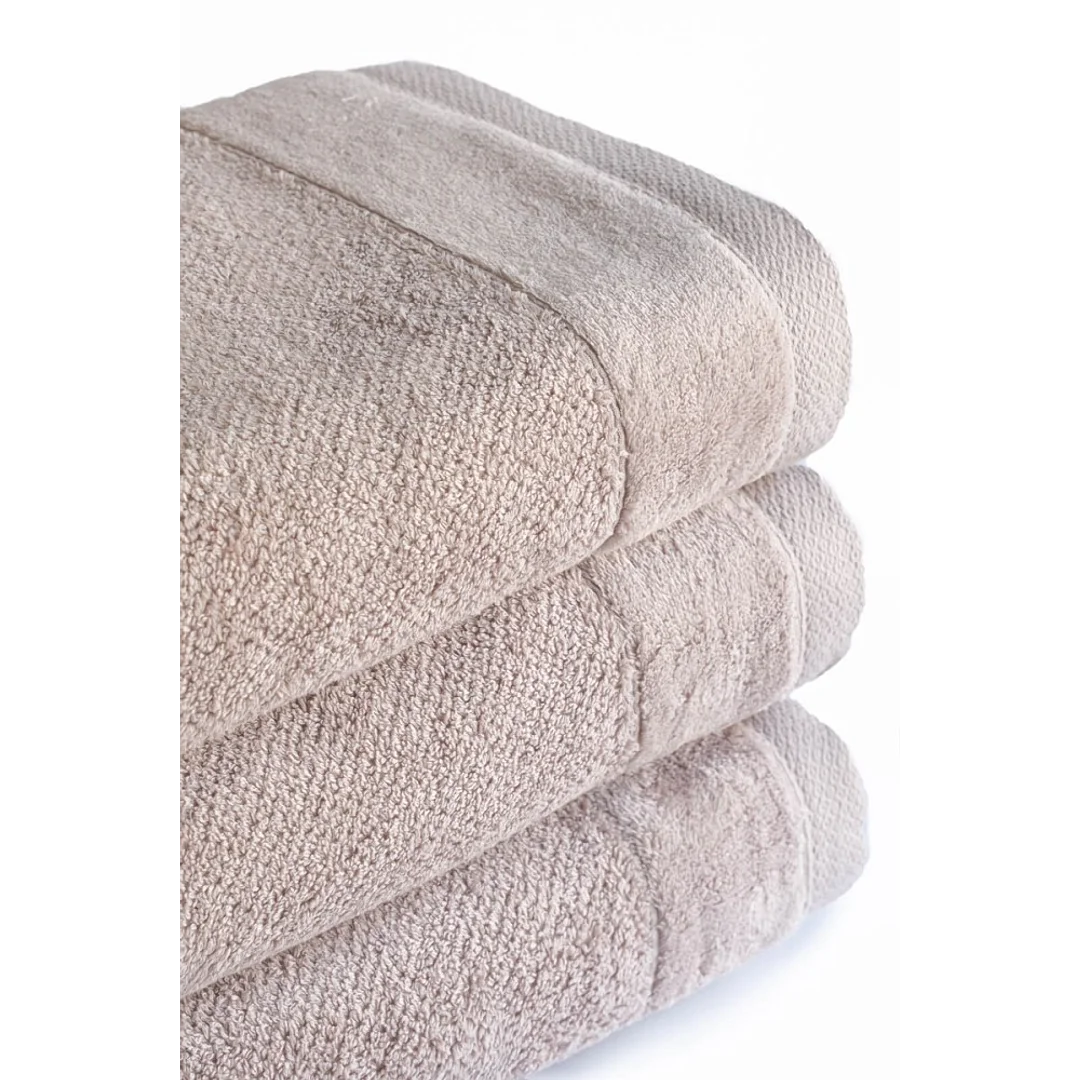 Ręcznik Vito 50x90 beżowy perłowy frotte bawełniany 550g/m2 — zdjęcie 4