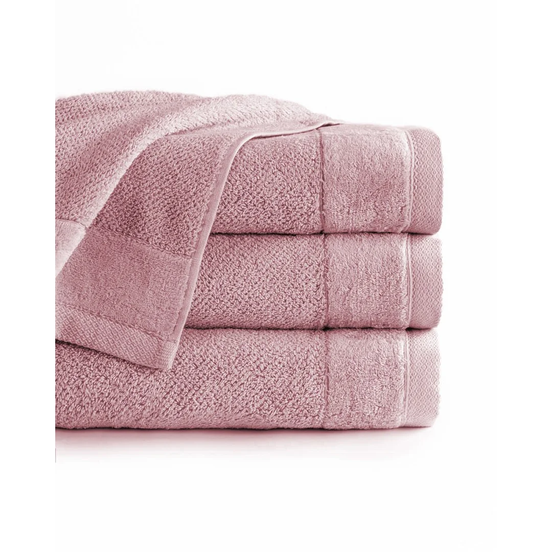 Ręcznik Vito 50x90 różowy pudrowy frotte bawełniany 550g/m2 — zdjęcie 2