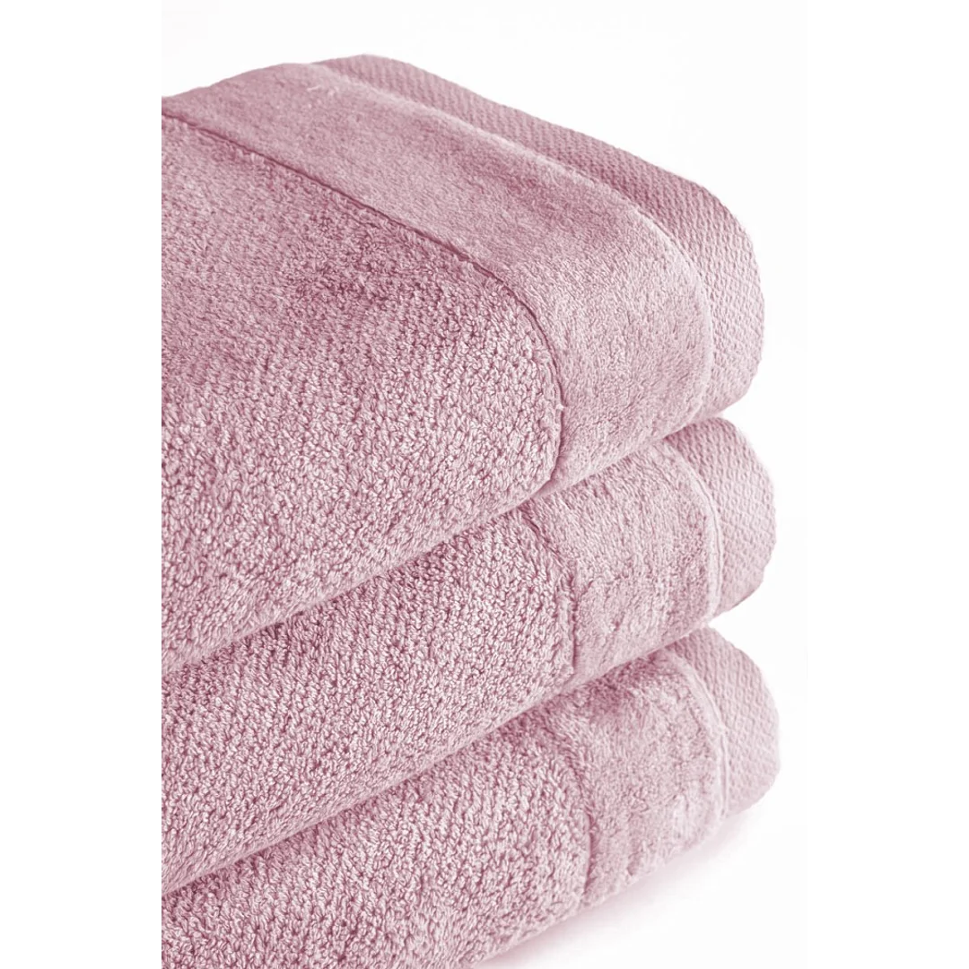 Ręcznik Vito 50x90 różowy pudrowy frotte bawełniany 550g/m2 — zdjęcie 4